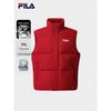 Fila Унисекс Повседневный Пуховый Жилет с Воротником-стойкой