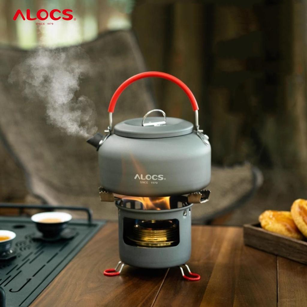 ALOCS Алюминиевая бутылка для воды для кемпинга, пешего туризма, путешествий