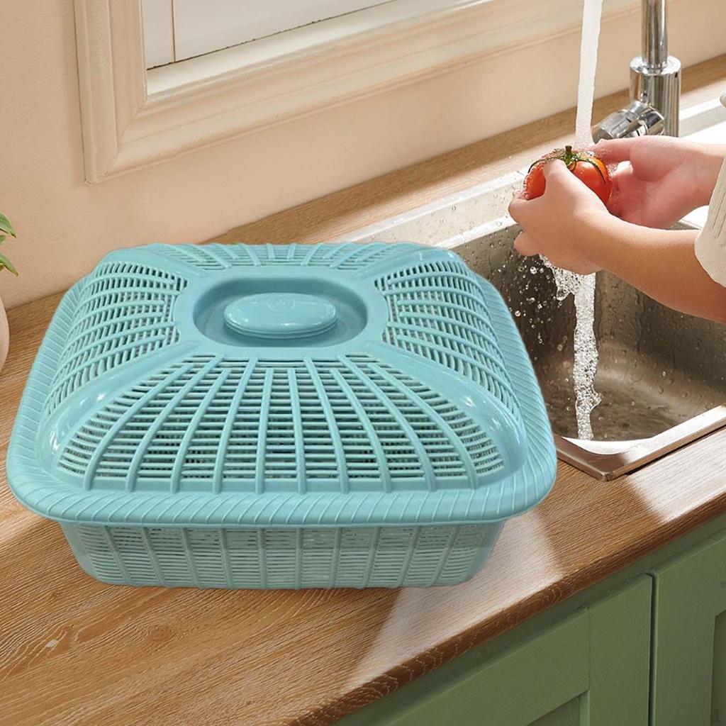 Крытая корзина с фруктами для организации и хранения на кухне