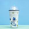Water Cup Cartoon Astronaut Double Plastic Cup Student Summer High Value Gift Straw Cup