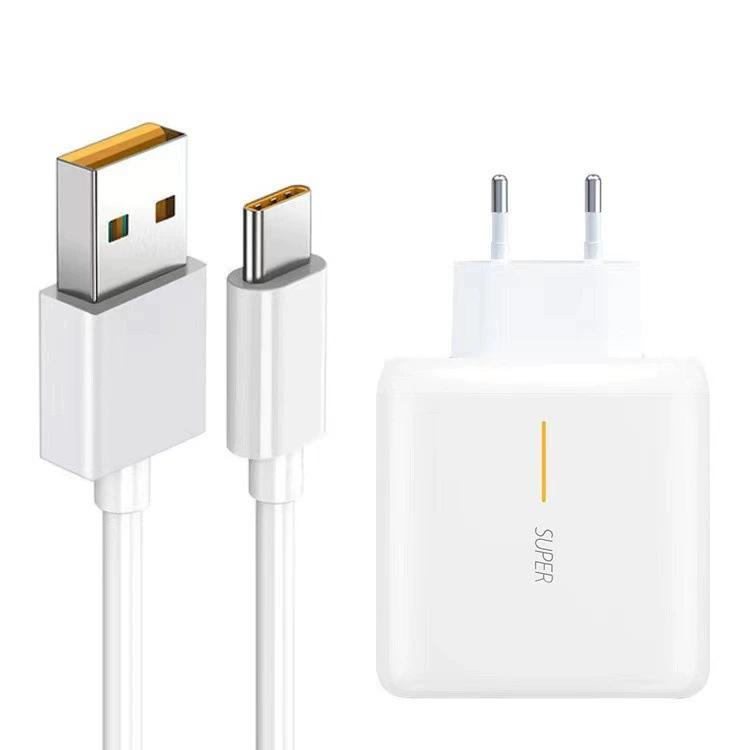 Применимо к OPPO Super Flash Charging Европейский регуляторный зарядный блок 65 Вт Совместим с Xiaomi Real Self Plug CEFCC зарядным устройством