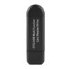 OTg USB Многофункциональный картридер-записыватель для Micro SD SD TF ПК и смартфонов (черный)