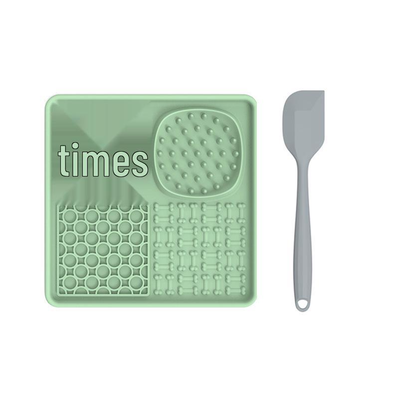 Силиконовый коврик для вылизывания для питомцев, миска для медленного кормления для собак с присоской