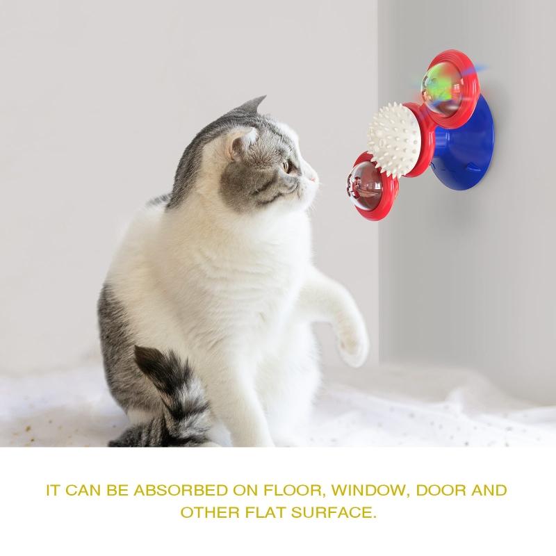 Игрушка для кошек Забавный интерактивный мяч для бега Прыгающий мяч Упражнение Порхающий вращающийся котенок Игрушки для кошек Дразнилка для кошек Игрушка-неваляшка Товары для животных