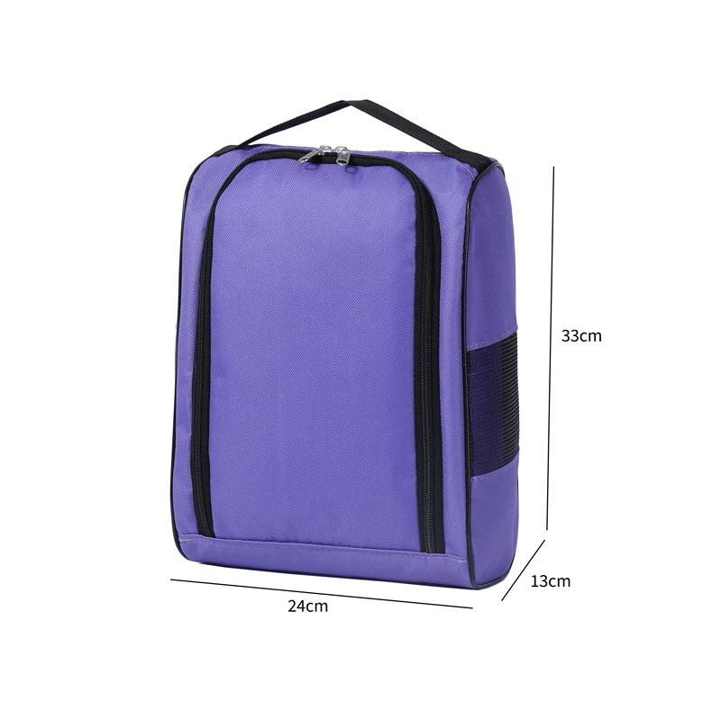 Oxford Cloth Golf Shoe Handbag Breathable Dustproof Lightweight Portable Storage Bag for Golf Football Tennis Sports Shoes