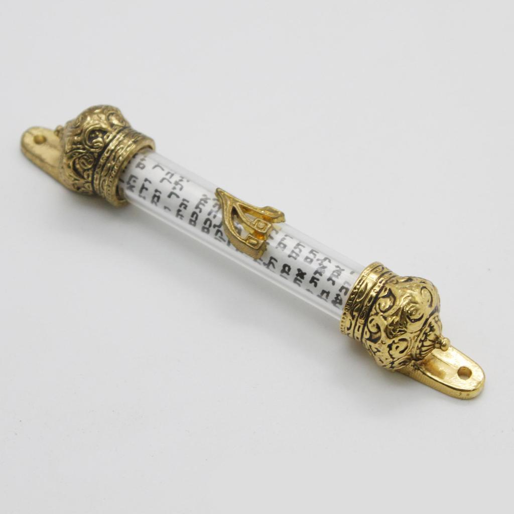 Mezuzah Door Jewish Metal Mezuza Gift Religious Scroll Home Mezuzah Judaica Israel Jerusalem Wedding Outdoor Case