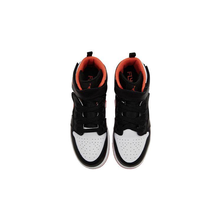 Детские кроссовки Air Jordan 1 High FlyEase GS Turf Orange Black White CT4897-008