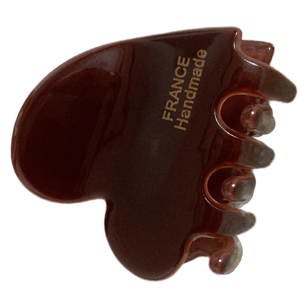 Small Heart Shaped Acetate Hair Clips For Women Men Non Slip Korean Style Hair Accessories