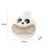 Cute Ghost Candle Holder Ceramic Ghost Pumpkin Candlestick Ornaments Candy Storage Tray Desktop Ornaments Halloween Party Decor