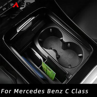 Органайзер для перчаточного ящика для Mercedes Benz C Class W206 2022 2023 Центральная консоль для хранения перчаточного ящика Многоуровневое хранение Уборка