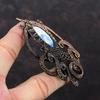 Blue Scheelite Gemstone Pendant Copper Wire Wrapped Pendant Handmade Jewelry Amazing Octopus Pendant Copper Wire Wrap Jewelry Gift For Women