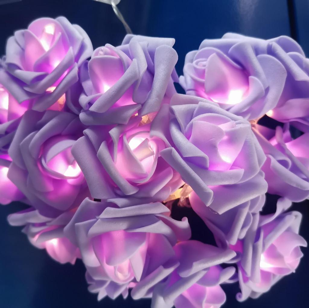 Светодиодные гирлянды в виде роз - Украшение для спальни и реквизит для предложения руки и сердца