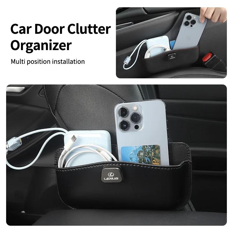 Car Seatback Storage Box Seam Case Door Clutter Organizer Accessories For Lexus CT ES GS NX IS250 CT200h IS300h ES300h RX400h NXSR4
