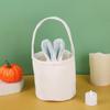 Easter Storage Basket Colorful Easter Egg Handbag New Bunny Ears Candy Handbag  Gift Giving
