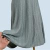 Foreign Trade Order French Style Round Neck Sleeveless Knitted Loose Dress Women Summer New Slim Fit Slimming Bright Silk A Word Long Dress
