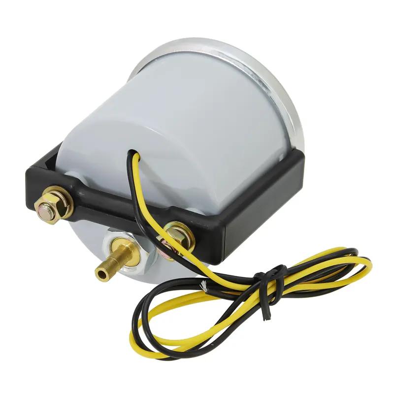 3.0 BAR Universal Smoke Len Turbo Boost Mechanical Car Wthie LED Gauge -1~0~3Bar Turbo Boost Meter 12V