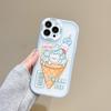 Силиконовый чехол Zhitai Cartoon Big Eyes для iPhone 13/14 Pro Max
