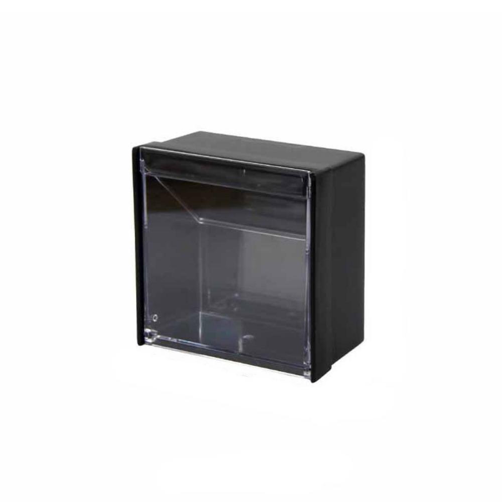 Plastic Magnetic Storage Box Space Saving Dustproof Mini Storage Box Square with Transparent Lid Wall Mounted Storage Boxes