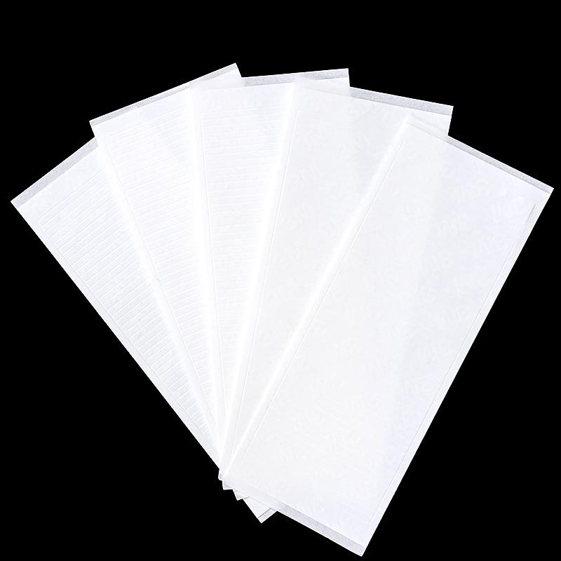 5 Sheets Adhesive Tape Glue Eyelash Glue Strip Self-Adhesive Lashes Glue Hypoallergenic Makeup Tools Home Daily