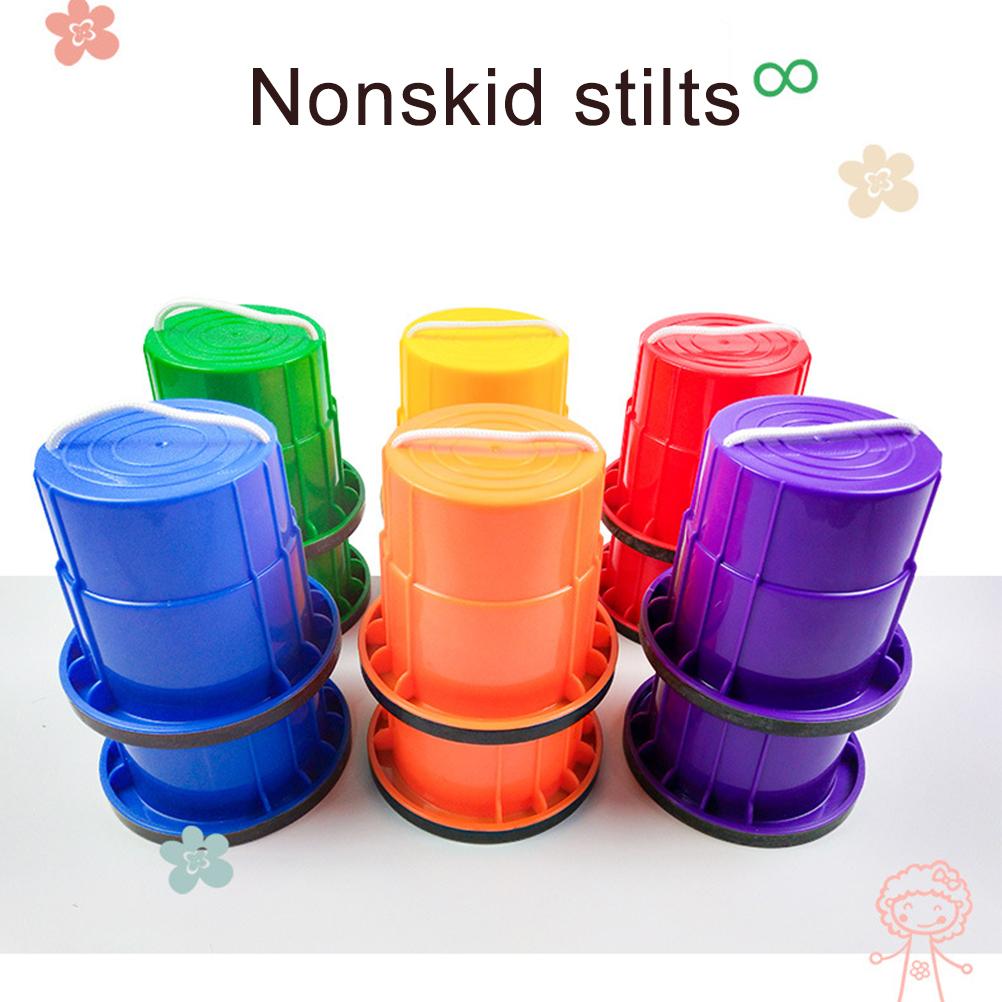 Children Bucket Stilt Toys Walking Cups Toy Stilts Outdoor Games Trainers Toys Sensory Training
