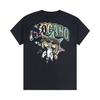 Высококачественная летняя мужская футболка с коротким рукавом Glo Gang Boyz World Wide Tee Drinks Cartoon Unseix Oversize из хлопка.
