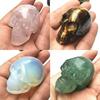 Quartz 5cm Natural Crystal Skull Carved Skull Reiki Healing Sculpture Decor