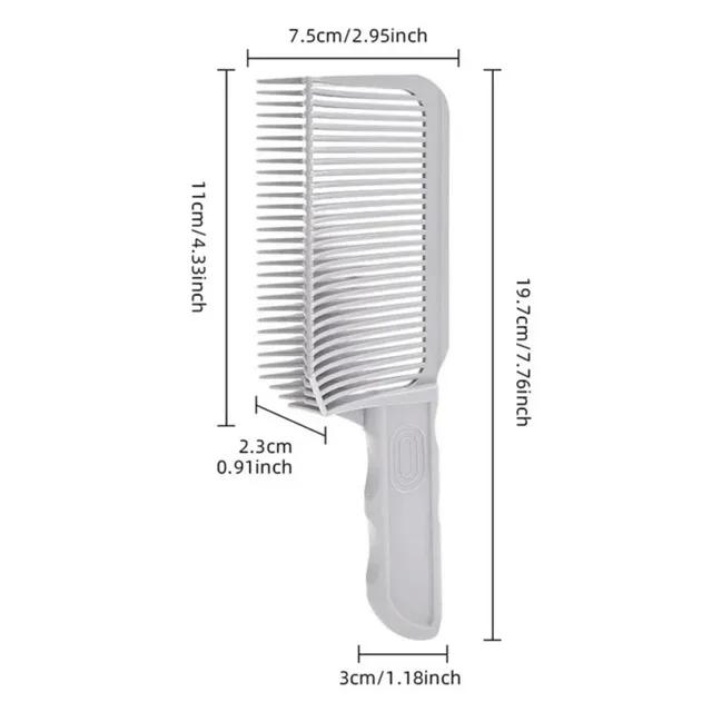 Barber Fade Combs Hair Cutting Tool for Gradient Hairstyle Comb Flat Top Hair Cutting Comb for Men Heat Resistant Fade Brush