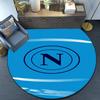 Napoli Football Club Emblem Round Rug for Livingroom,Bedroom, Palyroom, Chair Rug, Area rug, Circle Carpet, Large Size Fan Christmas gift