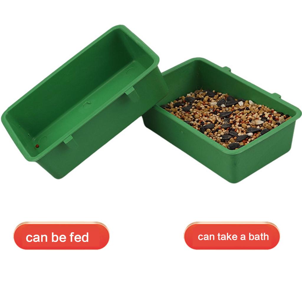 For Pigeon Water Cup Hanging Feeding Bowl for Chicken Quail Bird Plastic Water Food Feeder for Cage Small Parrot Bird Ba