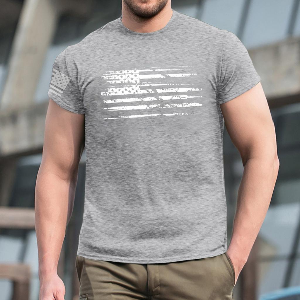 Men'S Fashionable T-Shirt, Street Casual Short Sleeved Clothing