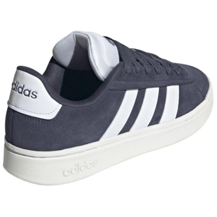 adidas Grand Court Удобные Универсальные Нескользящие Прочные Низкие Кроссовки Унисекс Синие JH7233