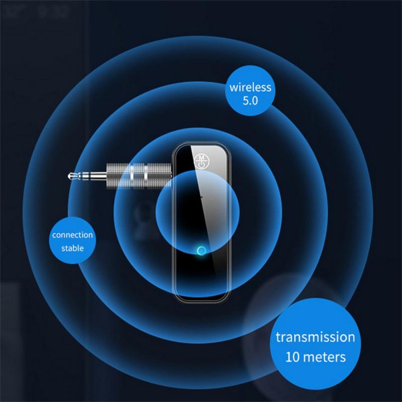 2 в 1 C28 Bluetooth-совместимый аудиоадаптер 5.0 беспроводной 3,5 мм Aux автомобильный приемник компьютерный телевизор