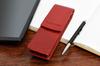 Beltimore G91 Red Leather Large Capacity Pen Case