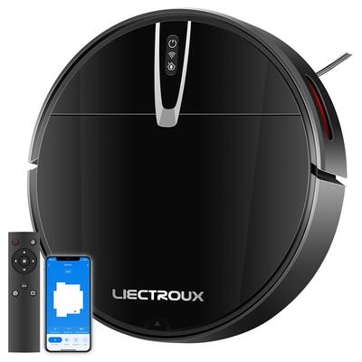 Робот-пылесос LIECTROUX V3S Pro, всасывание 4000 Па, сухая и влажная уборка, 2D-навигация по карте, с памятью, голосовое приложение Wi-Fi