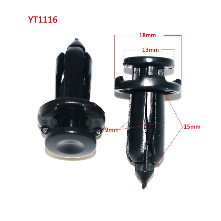 200 шт смешанные автомобильные зажимы для бампера, фиксатор, заклепка, дверная панель, крепеж для облицовки крыла