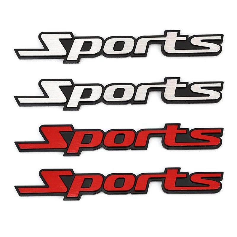 Металлические спортивные логотипы, наклейки на автомобиль, эмблема, значок, наклейки