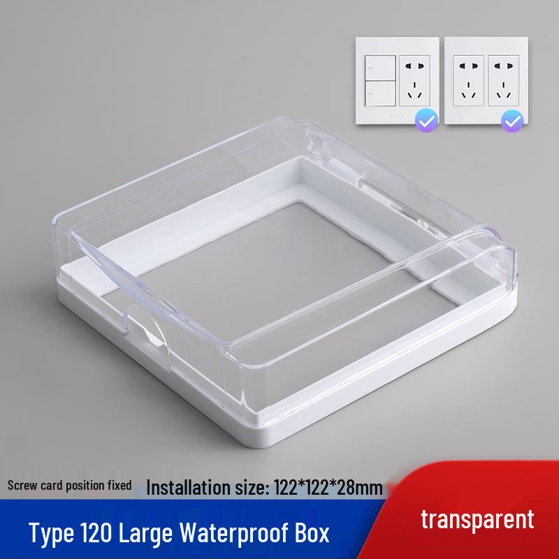 Outdoor Recessed Weatherproof Socket Cover with Screw Installation