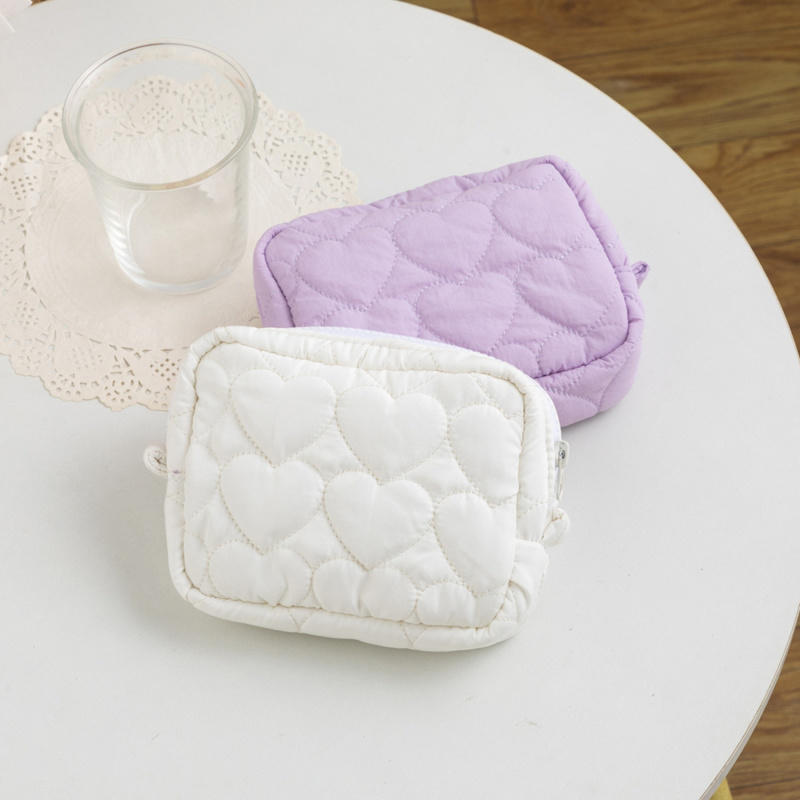 1 шт. Косметичка Love Heart, мини-квадратная женская сумка для хранения, гигиенические сумки для хранения салфеток, дорожная коробка для хранения, сумка для косметики