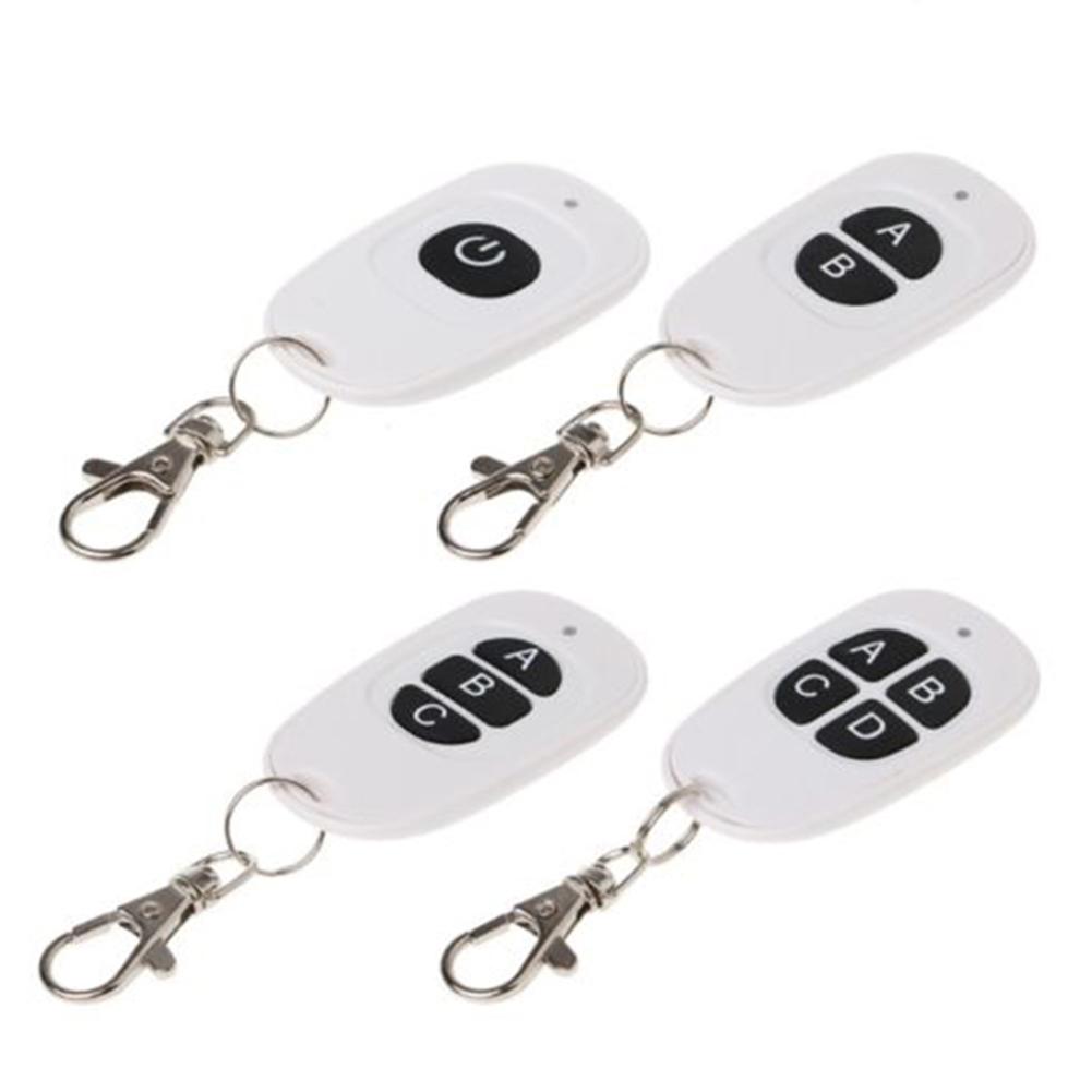 1 Pcs 1/2/3/4CH RF Wireless Remote Control 1-4 Button EV1527 Transmitter 433MHz