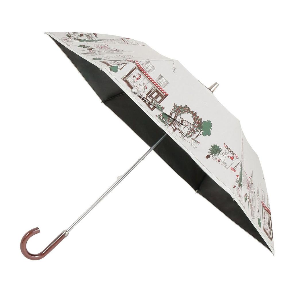 Moonbat Folding Made In For Both Sun and Light Heat UV Colorful Gray [Dachshund] Parasol, Umbrella, Women's, Japan, Rain, First-Class Blocking,