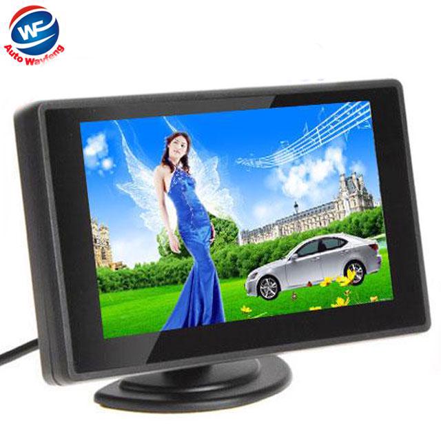 4,3-дюймовый автомобильный монитор Цветной TFT LCD монитор DVD PAL/NTSC Автомобильный парковочный монитор Камера заднего вида