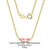RINNTIN SC Серебро 925 пробы 18K 14K Цепочка Ожерелье Украшения Хип-Хоп Colar Кубинская Cadena Kolye Цепь с золотым покрытием для женщин мужчин