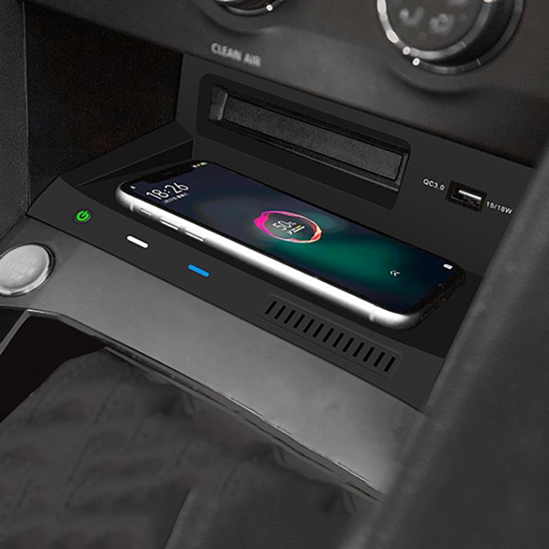 For VW Tiguan MK2 Tiguan Allspace Tharu 2017 2018 Car wireless charger 15w mobile phone charger charging holder