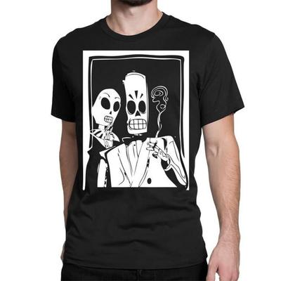 Unisex Grim Fandango Gaming T-Shirt, Manuel Calavera Retro Shirt