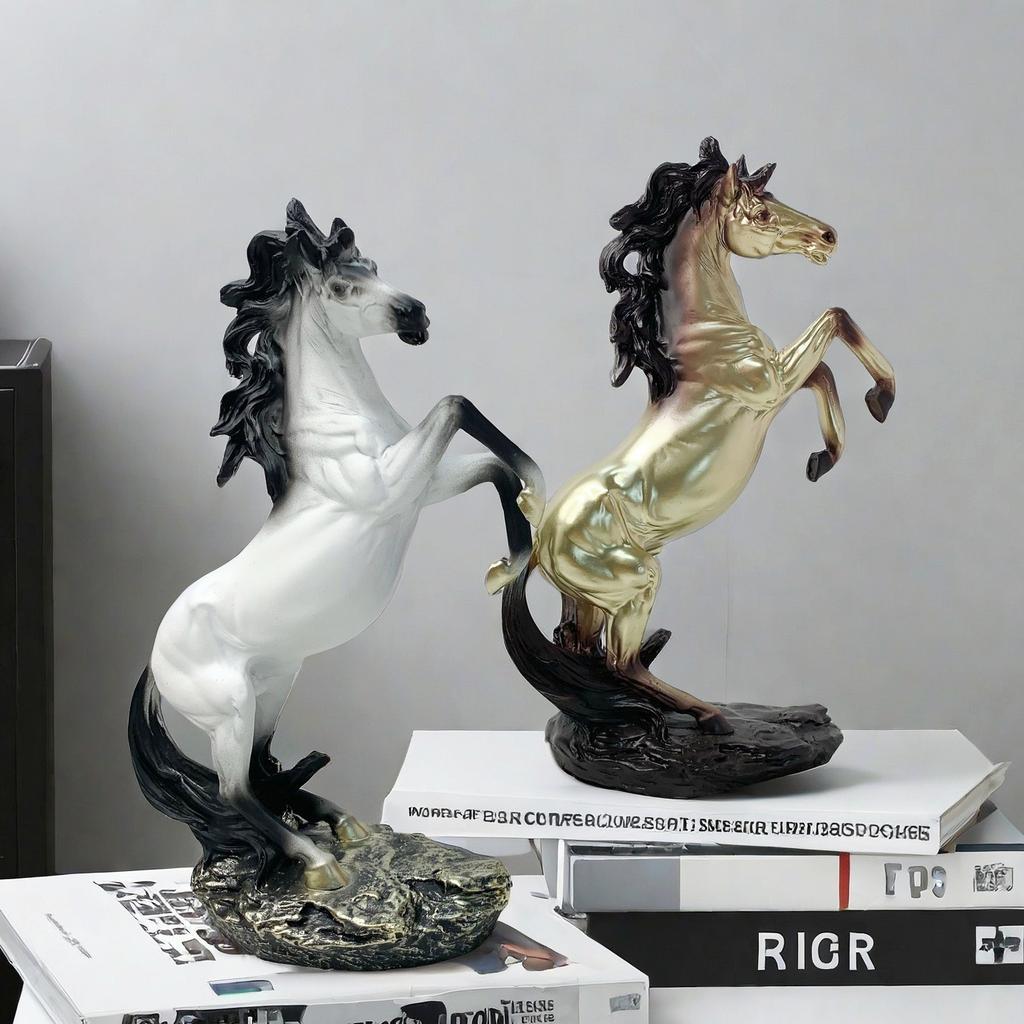 New Ornaments To The Horse To Successfully Live In The Living Room The Entrance of The Handicrafts Office Desk Decoration, Gifts To The House