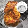 Roast Chicken Holder Stainless Steel Upright Roaster Rack Stand Grilled Pan