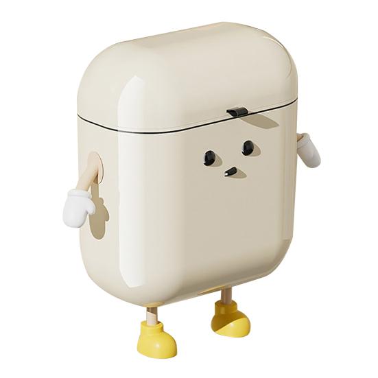 Wall-mounted Kitchen Trash Can with Lid Large Capacity Strong Load-bearing Kitchen Hanging