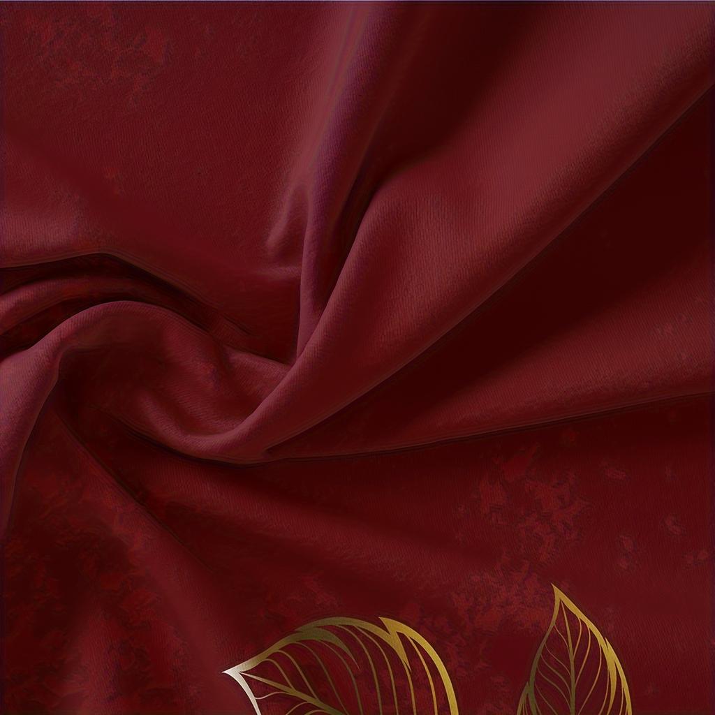 Романтичный пододеяльник с цветочным принтом розы, всесезонный комплект постельного белья, застежка-молния, мягкий, дышащий, удобный и простой в уходе