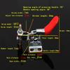 1Pcs DIY Mini Hand Tool Toggle Clamp Quick-Release Horizontal Clamp Welding Press Quick Fixture Clamps for Woodworking 27Kg