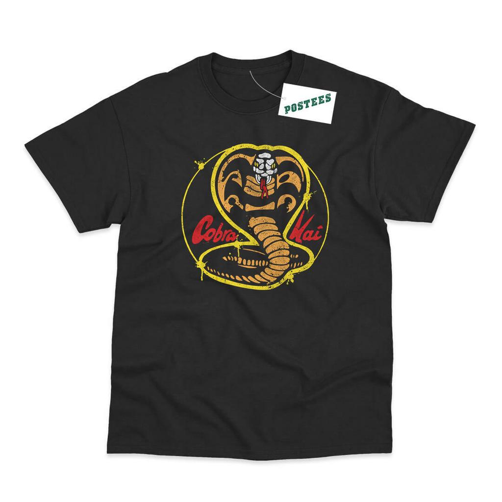 26 Cobra Kai Стиль граффити Логотип DOJO Вдохновлено The Karate Kid Детская футболка Унисекс футболка